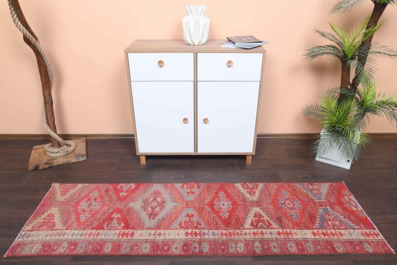 Vintage Anatolian Runner Rug - 28121