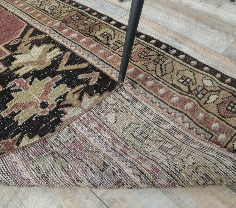 2x7 Vintage Handwoven Anatolian Runner Rug
