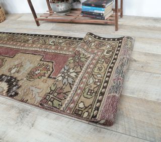 2x7 Vintage Handwoven Anatolian Runner Rug - Thumbnail