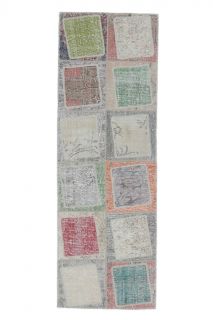 Vintage Runner Patchwork Rug - Thumbnail