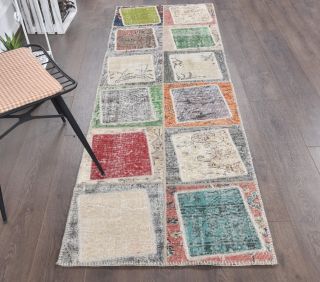 Vintage Runner Patchwork Rug - Thumbnail