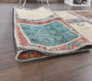 Vintage Runner Patchwork Rug - Thumbnail