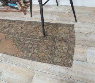 2x7 Vintage Handwoven Rug Runner - Thumbnail