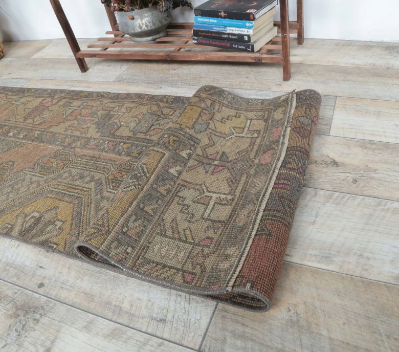 2x7 Vintage Handwoven Rug Runner