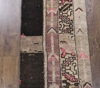 Vintage Patchwork Runner Rug - Thumbnail