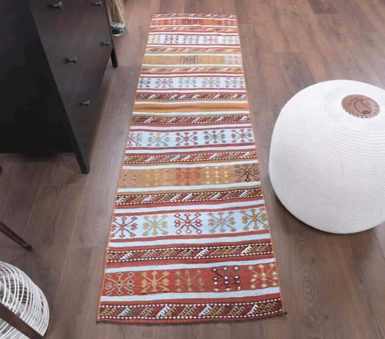 2x7 Wool Vintage Runner Rug