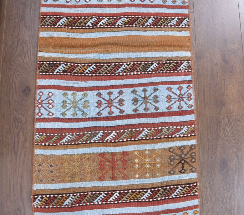 2x7 Wool Vintage Runner Rug