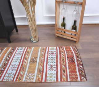 2x7 Wool Vintage Runner Rug - Thumbnail