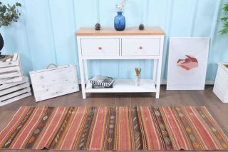 2x7 Wool Vintage Runner Rug - Thumbnail