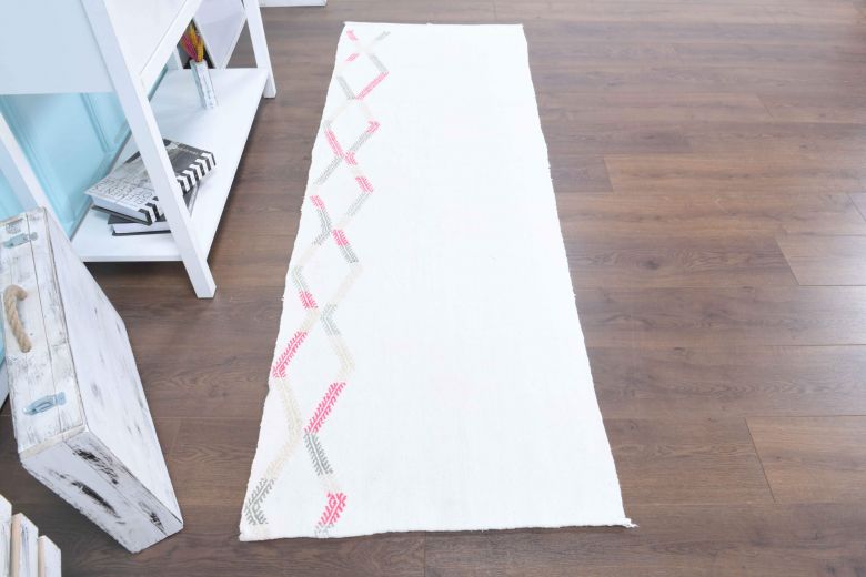 2x7 Wool Vintage Runner Rug