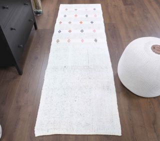 2x7 Wool Vintage Runner Rug - Thumbnail