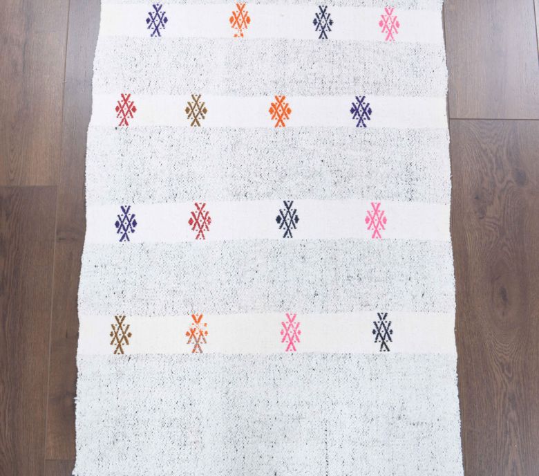 2x7 Wool Vintage Runner Rug