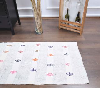 2x7 Wool Vintage Runner Rug - Thumbnail