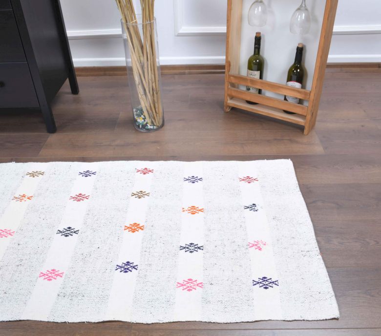 2x7 Wool Vintage Runner Rug