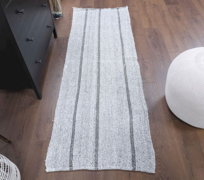 2x7 Wool Vintage Runner Rug