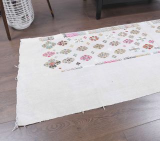 2x7 Wool Vintage Runner Rug - Thumbnail