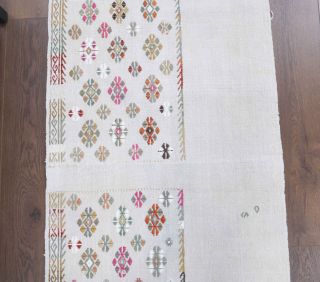 2x7 Wool Vintage Runner Rug - Thumbnail