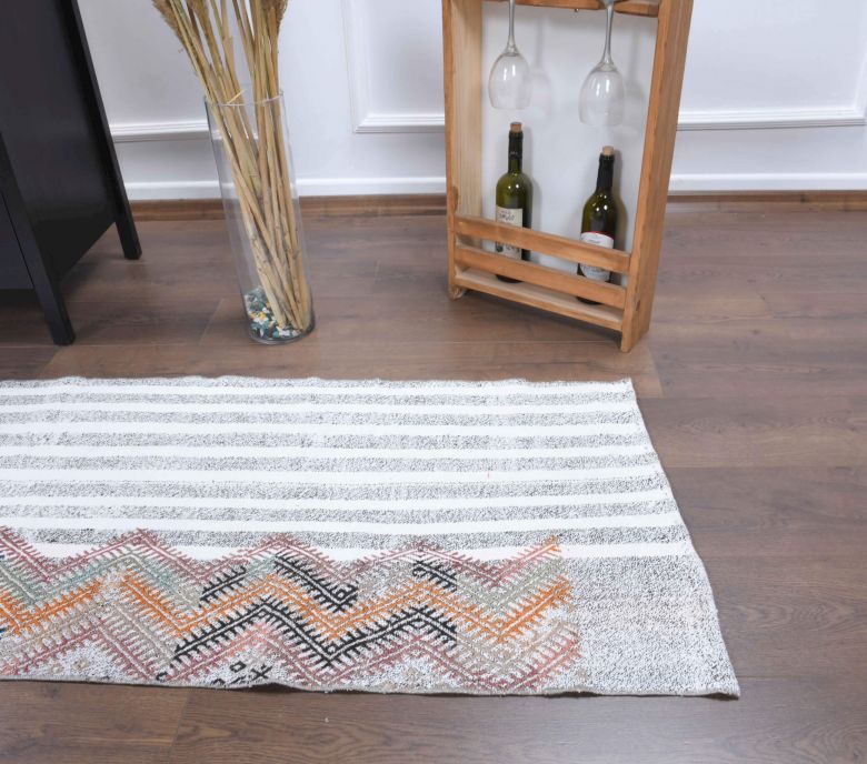 2x7 Wool Vintage Runner Rug