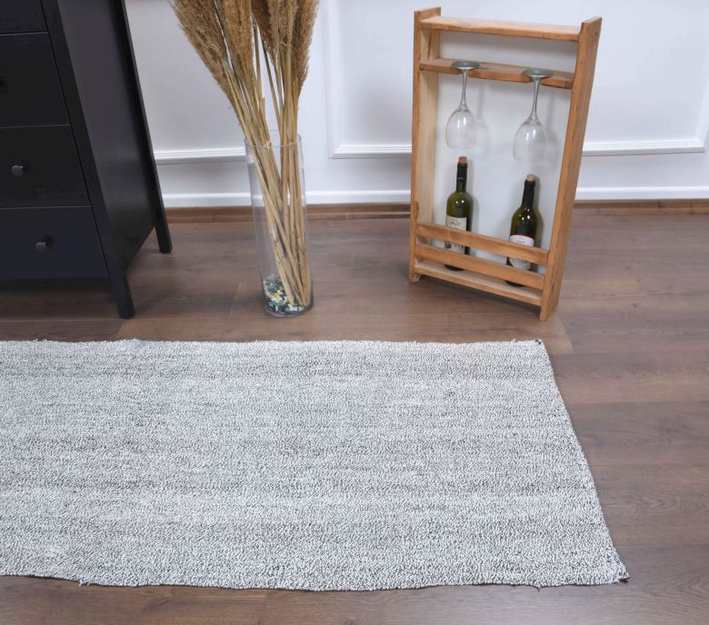 2x7 Wool Vintage Kilim Runner Rug