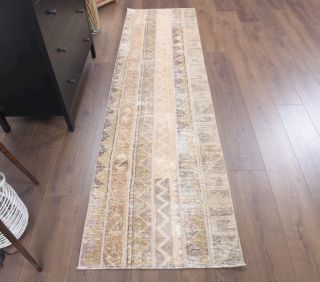 2x8 Handmade Patchwork Runner Rug - Thumbnail