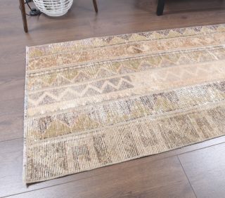 2x8 Handmade Patchwork Runner Rug - Thumbnail