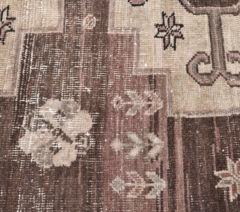 Vintage Brown Runner Rug