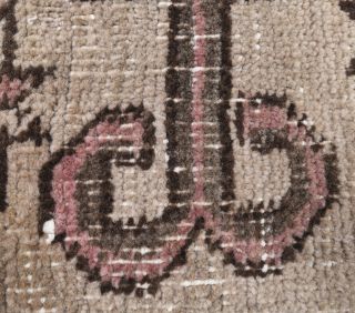 Vintage Brown Runner Rug - Thumbnail