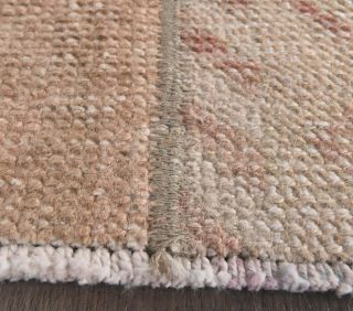 2x8 Vintage Handmade Patchwork Runner Rug - Thumbnail