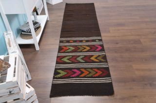 Vintage Kilim Runner Rug - Thumbnail