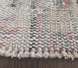 2x8 Vintage Patchwork Beige Runner Rug - Thumbnail