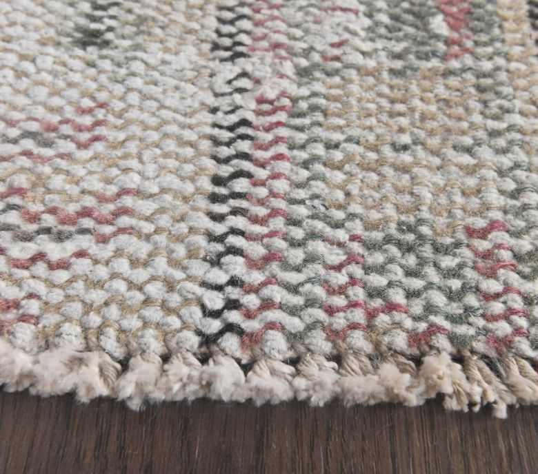 2x8 Vintage Patchwork Beige Runner Rug