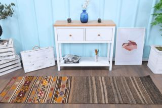 2x8 Handmade Turkish Kilim Runner Rug - Thumbnail