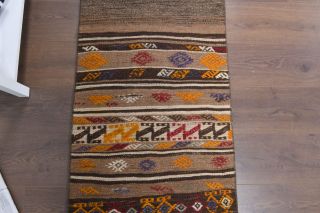 2x8 Handmade Turkish Kilim Runner Rug - Thumbnail
