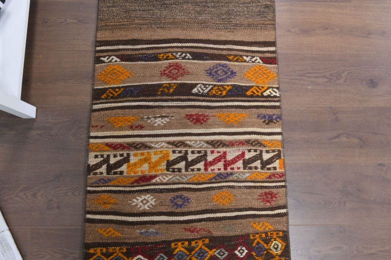 2x8 Handmade Turkish Kilim Runner Rug