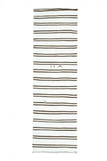 2x8 Flatweave Wool Vintage Runner Rug - Thumbnail
