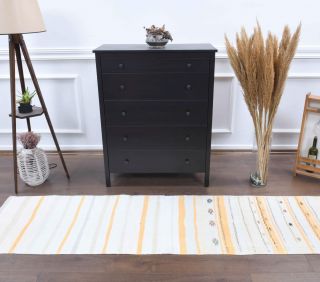 2x8 Wool Vintage Runner Rug - Thumbnail