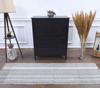 2x8 Wool Vintage Runner Rug - Thumbnail