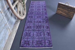 2x8 Wool Vintage Runner Rug - Thumbnail