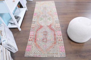 2x8 Wool Vintage Runner Rug - Thumbnail