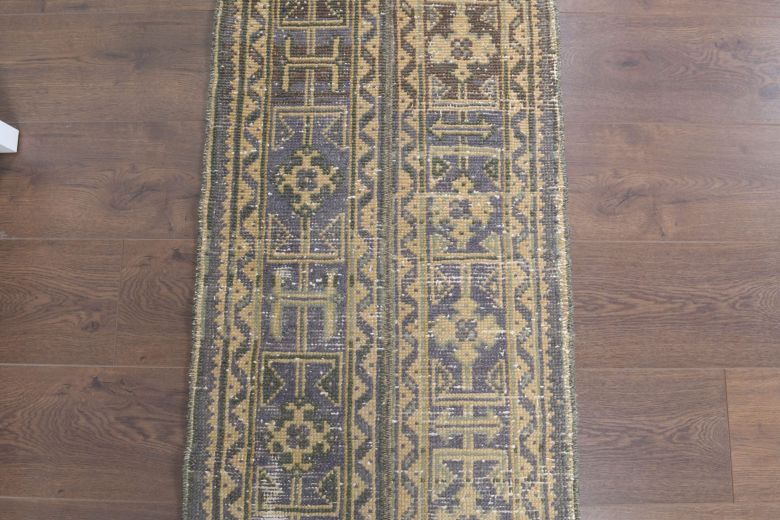 2x9 Handmade Patchwork Runner Rug