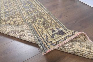 2x9 Handmade Patchwork Runner Rug - Thumbnail