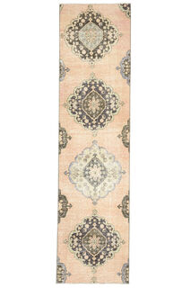 2x9 Oushak Vintage Runner Rug - Thumbnail