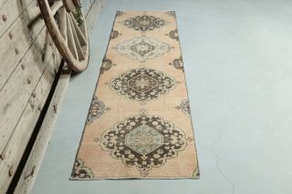 2x9 Oushak Vintage Runner Rug - Thumbnail