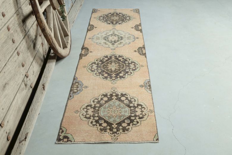 2x9 Oushak Vintage Runner Rug