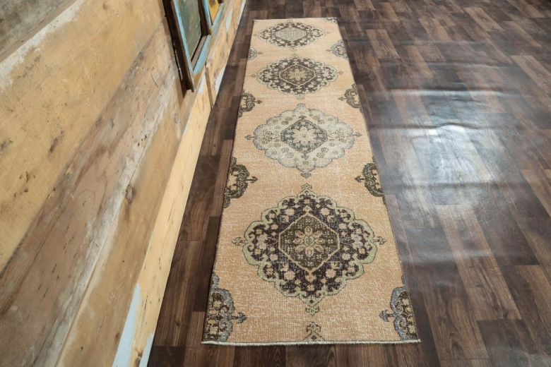 2x9 Oushak Vintage Runner Rug