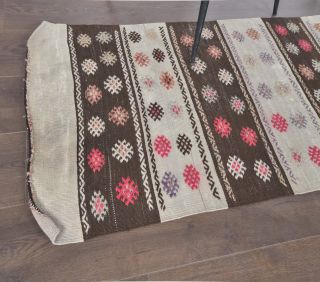 2x9 Vintage Kilim Rug Runner - Thumbnail