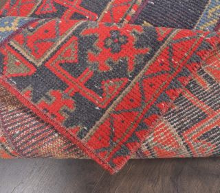 Vintage Patchwork Runner Rug - Thumbnail