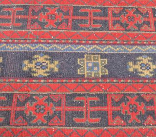 Vintage Patchwork Runner Rug - Thumbnail