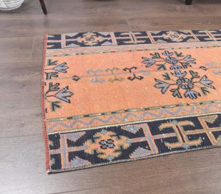 Vintage Patchwork Runner Rug - Thumbnail