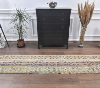 Vintage Patchwork Runner Rug - Thumbnail